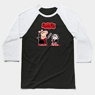 Puzzle Pig Baseball T-Shirt